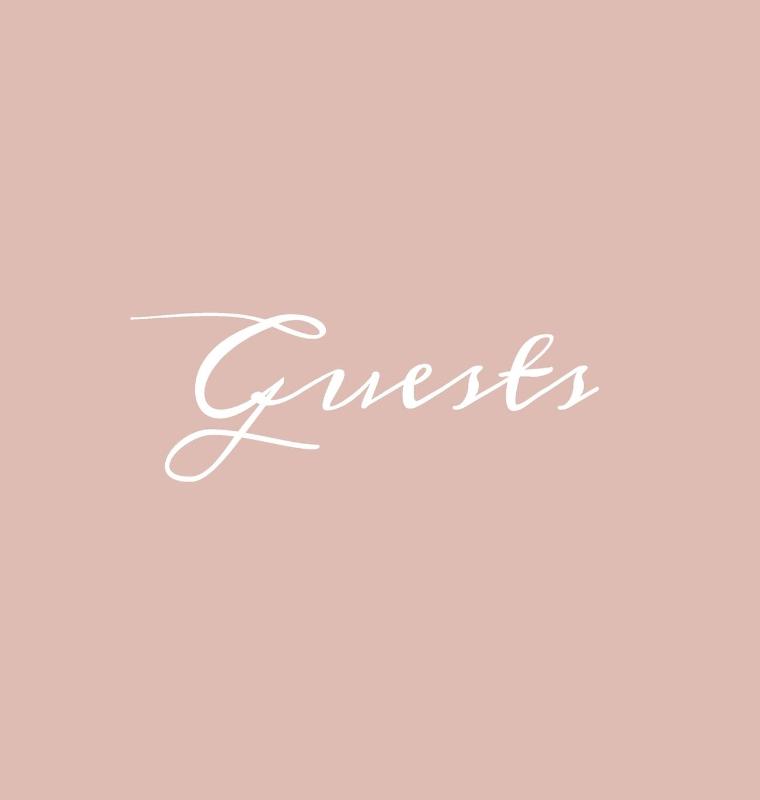 Guests Hardcover Guest Book