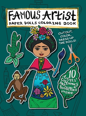 Famous Artist Paper Doll Coloring Book