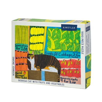 Bodega Cat with Fruits and Vegetables: Simone Johnson 1000 Piece Puzzle