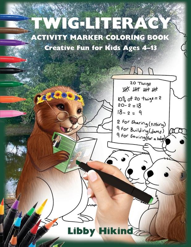 Twig-Literacy Activity Marker Coloring Book