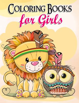 Coloring Books for Girls: Gorgeous Coloring Book for Girls: The Really Best Relaxing Colouring Book for Girls 2017 (Cute, Animal, Penguin, Panda