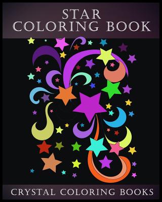 Star Coloring Book: A Stress Relief Adult Coloring Book Containing,15 Star Patterns Printed On White Backgrounds, And Repeated On Aa Black