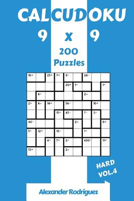 CalcuDoku Puzzles 9x9 - Hard 200 vol. 4