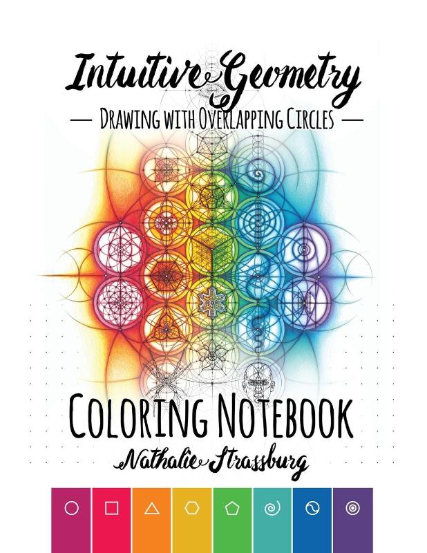 Intuitive Geometry - Drawing with overlapping circles - Coloring Notebook