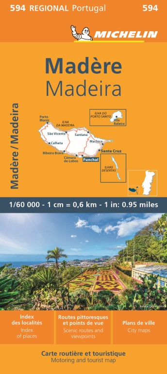 Michelin Wegenkaart 594 Madeira