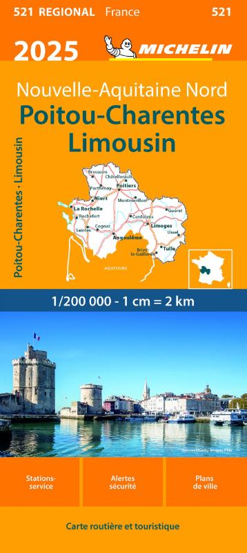 Michelin 521 Poitou Charentes 2025