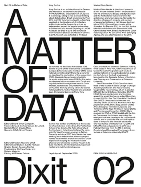 A Matter of Data