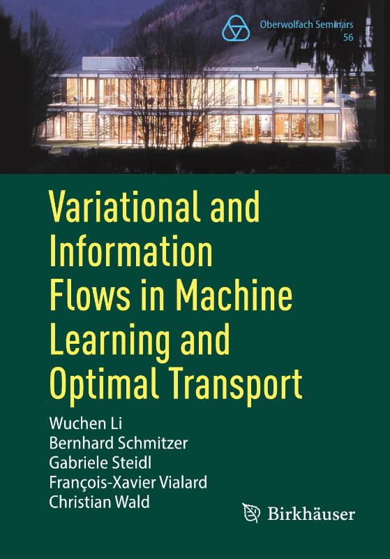 Variational and Information Flows in Machine Learning and Optimal Transport