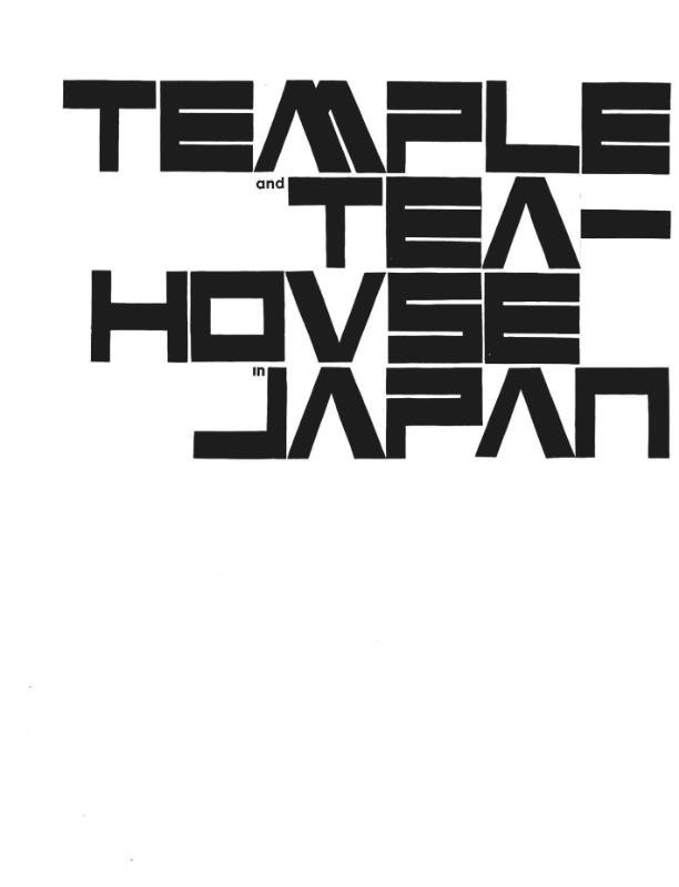 Temple and Teahouse in Japan