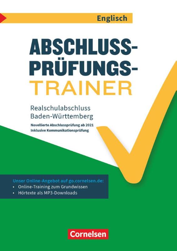 Abschlussprüfungstrainer Englisch 10. Schuljahr - Baden-Württemberg - Realschulabschluss (WET)