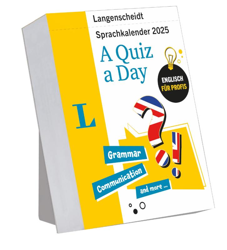 Langenscheidt Sprachkalender Englisch A Quiz a Day 2025