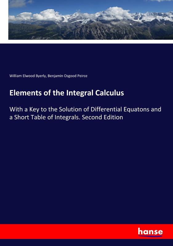 Elements of the Integral Calculus