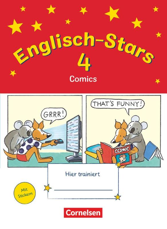Englisch-Stars 4. Schuljahr. Übungsheft Comics