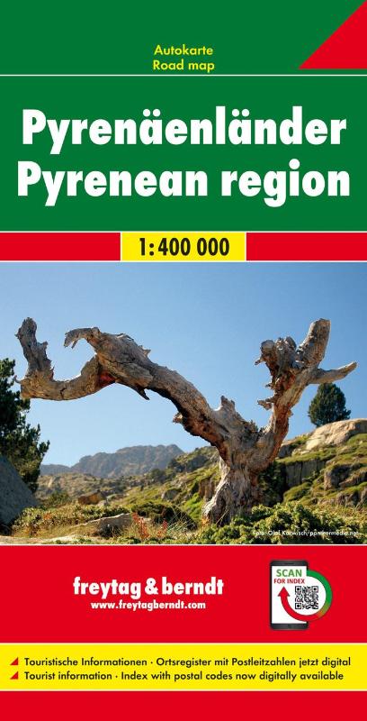 F&B Wegenkaart Pyreneeën Regio