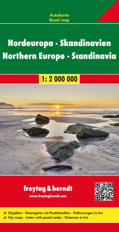 F&B Wegenkaart Noord-Europa - Scandinavië