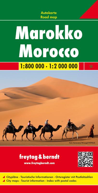 F&B Wegenkaart Marokko
