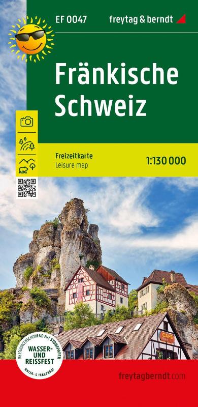 Franconian Switzerland Hiking and Leisure Map