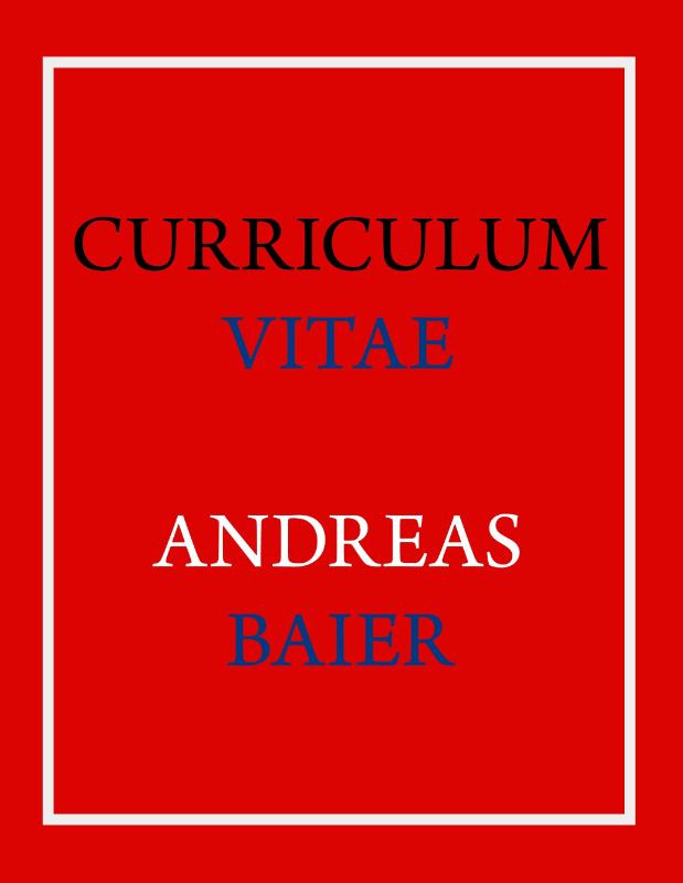 Curriculum Vitae - Andreas Baier