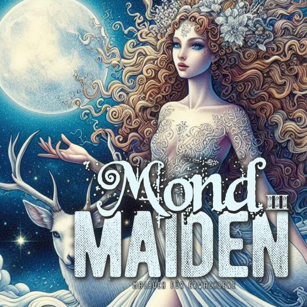Moon Maiden Coloring Book for Adults 3
