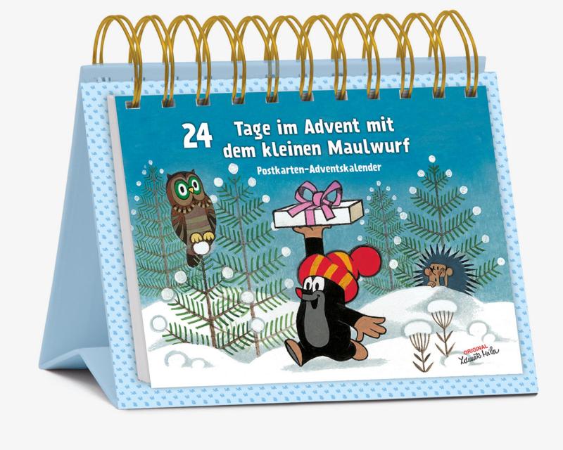 Postkarten-Adventskalender "24 Tage im Advent mit dem kleinen Maulwurf"