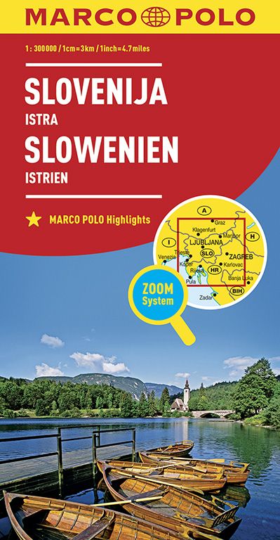 Marco Polo Wegenkaart Slovenië, Istrië