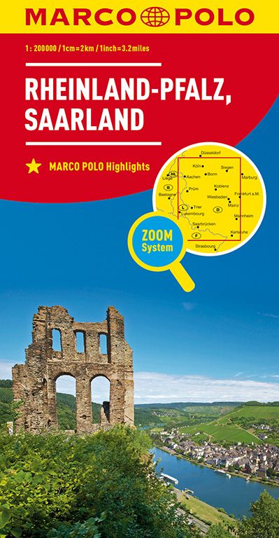 Marco Polo Wegenkaart 10 Rijnland-Palts - Saarland
