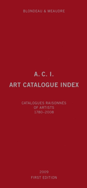 A.C.I., Art Catalogue Index