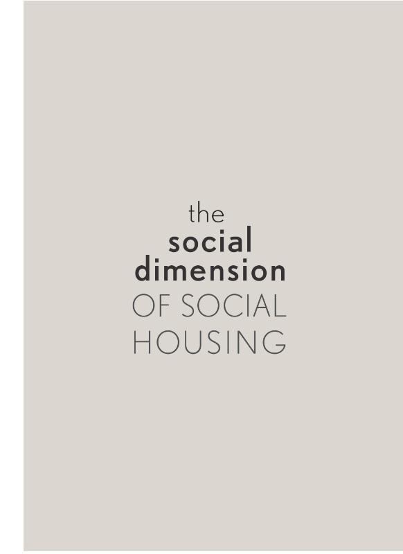 The Social Dimension of Social Housing