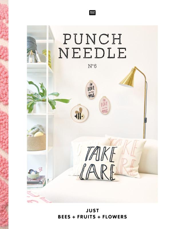Punch Needle Just Bees + Fruits + Flowers N°6