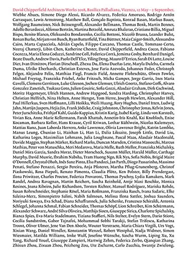 David Chipperfield Architects Works 2018