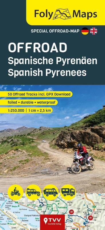 FolyMaps OFFROAD Spanish Pyrenees 1:250,000