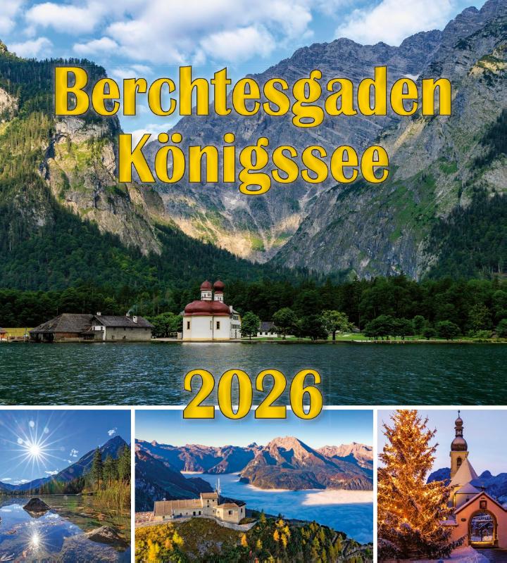 Berchtesgaden Königssee Postkartenkalender 2026