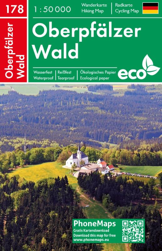 Oberpfälzer Wald, Wander - Radkarte 1 : 50 000