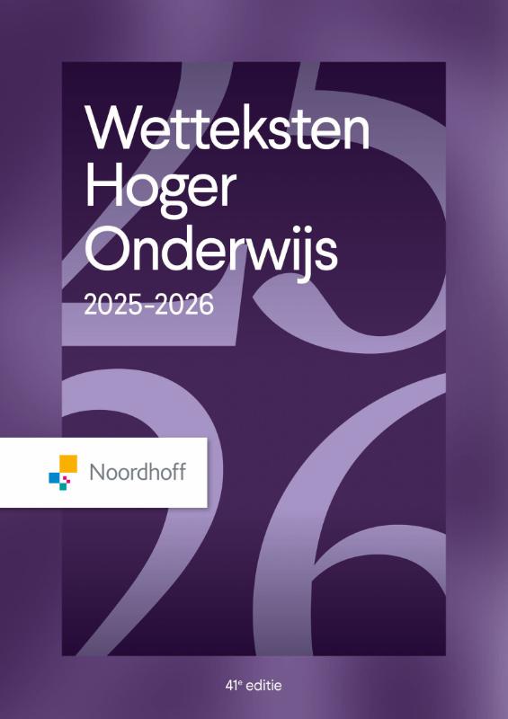 Wetteksten hoger onderwijs 2025-2026