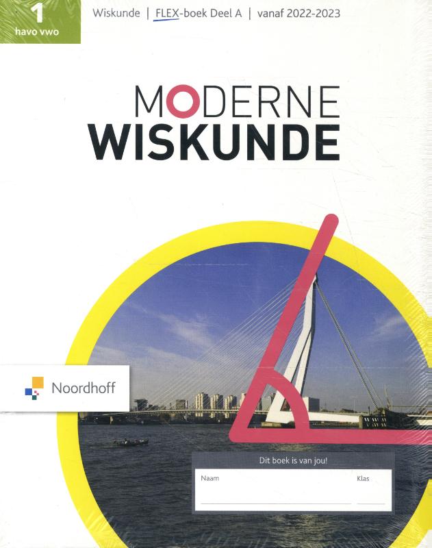 Moderne Wiskunde 13e ed havo/vwo 1 FLEX leerboek a+b