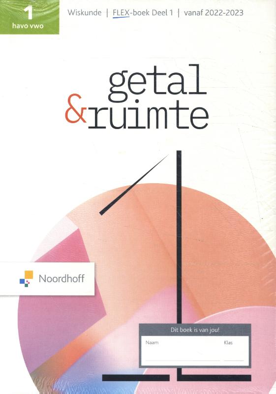 Getal & Ruimte 13e ed havo/vwo 1 FLEX leerboek 1+2