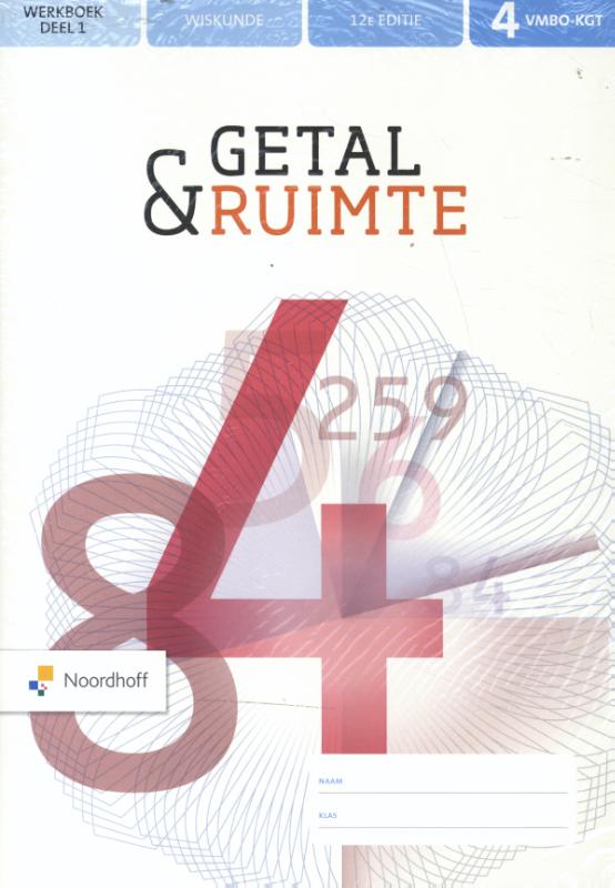 Getal & Ruimte 12e ed vmbo-kgt 4 werkboek 1+2 (set)
