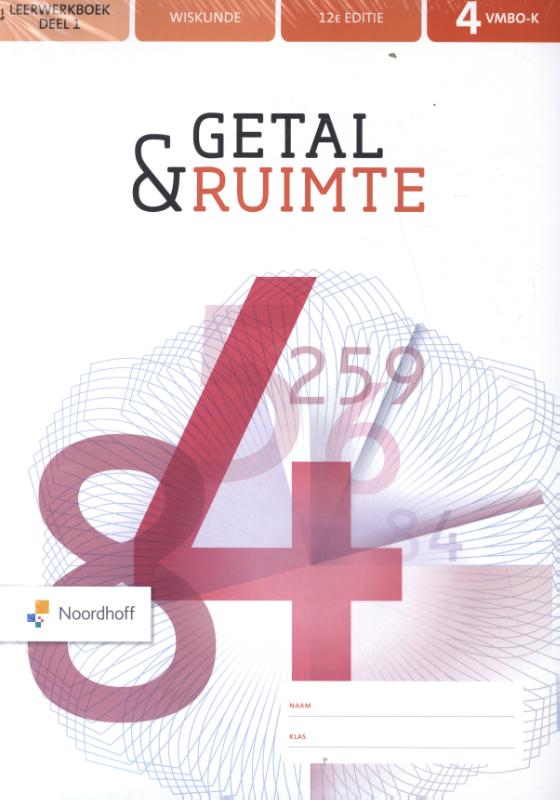 Getal & Ruimte 12e ed vmbo-k 4 FLEX leerwerkboek 1+2