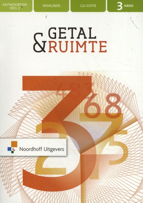 Getal & Ruimte 12e ed havo 3 antwoordenboek deel 2