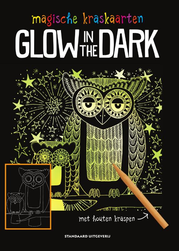 Magische kraskaarten Glow in the dark