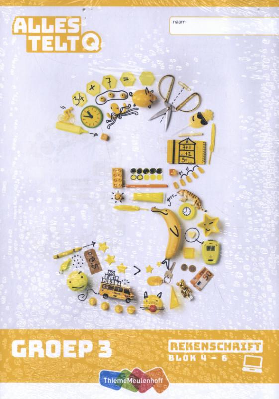 Alles telt Q Rekenschrift bij digitaal werken groep 3