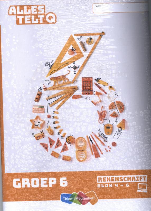 Alles telt Q Rekenschrift bij digitaal werken groep 6