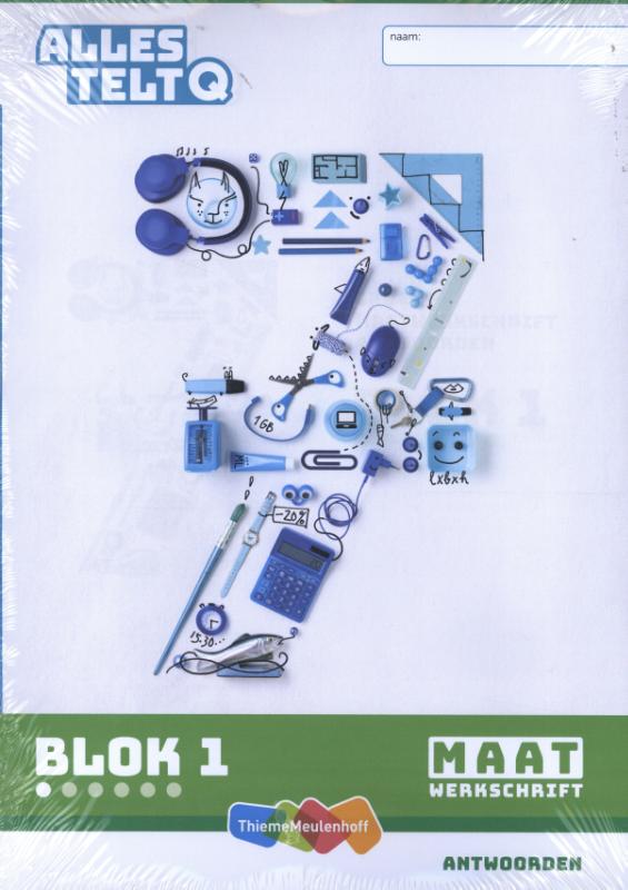 Alles telt Q Antwoordschrift Maat blok 1 t/m 6 groep 7