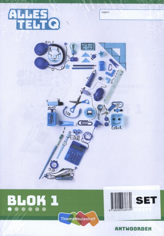 Alles telt Q Antwoordschrift Plus blok 1 t/m 6 groep 7