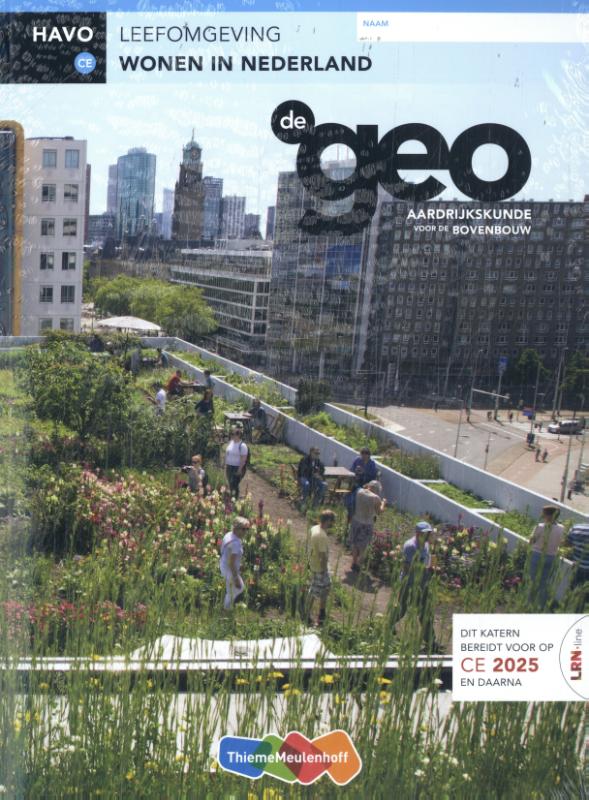 De Geo LRN-line (CE 2025 e.v.) online + boek havo Wonen in Nederland