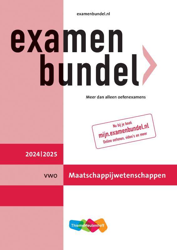 Maatschappijwetenschappen vwo 2024/2025