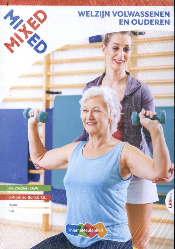 MIXED LRN-line online + boek Welzijn volwassenen en ouderen 3/4 vmbo