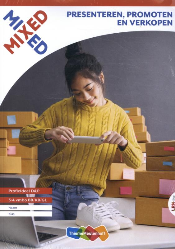 MIXED LRN-line online + boek Presenteren, promoten & verkopen 3/4 vmbo