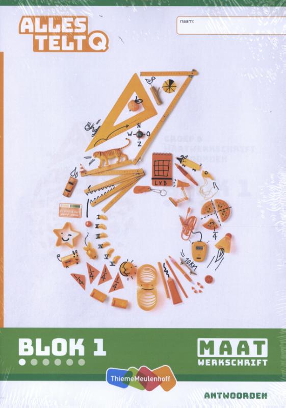 Alles telt Q Antwoordschrift Maat blok 1 t/m 6 groep 6