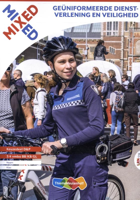 MIXED LRN-line boek Geuniformeerde dienstverlening en veiligheid 3/4 vmbo